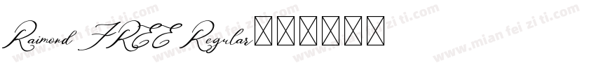 Raimond FREE Regular字体转换